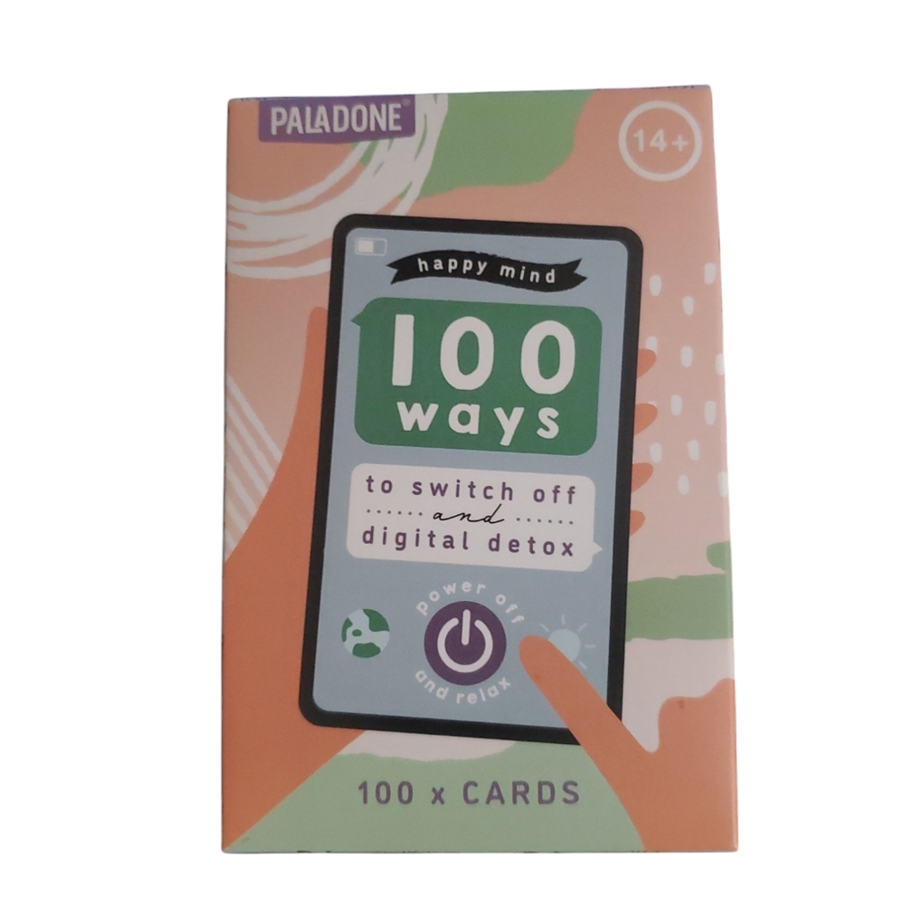 PALADONE Happy Mind 100 Ways to Switch Off & Digital Detox NIB